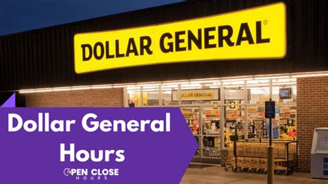 Dollar general hours on saturday. Things To Know About Dollar general hours on saturday. 